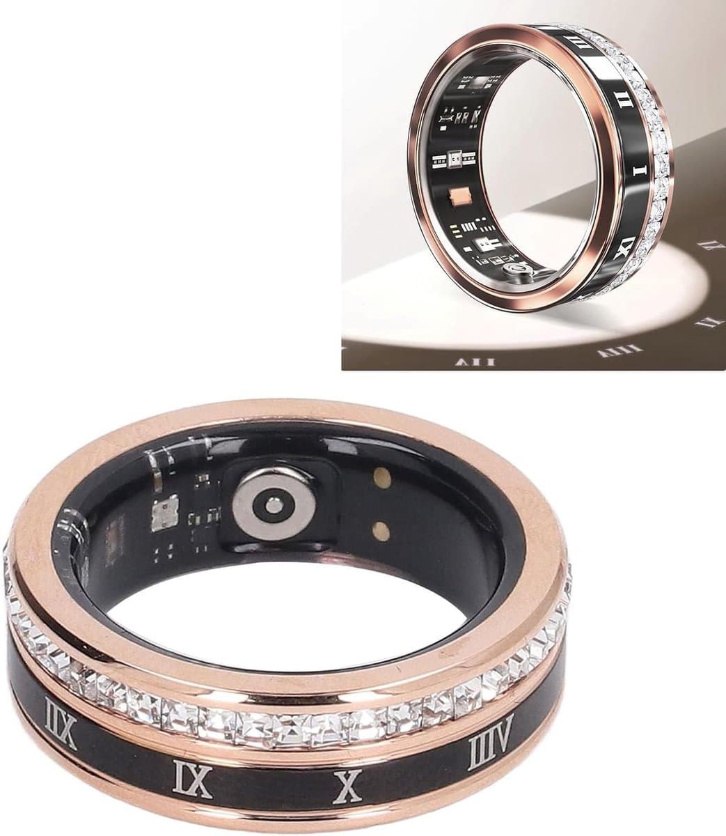 Intelligente Ring - Fitness Tracker - Activiteiten Monitoren - IP68 Waterdicht - 9 - Zilver