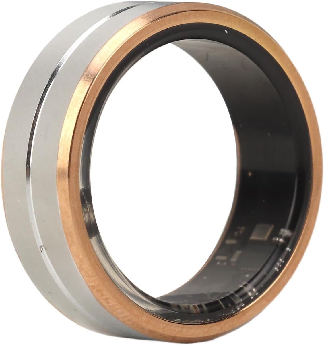 Slimme Ring - Fitness Tracker - Gezondheid Monitoren - Waterdicht IP68 - 7 Dagen Batterij - Zilver Goud