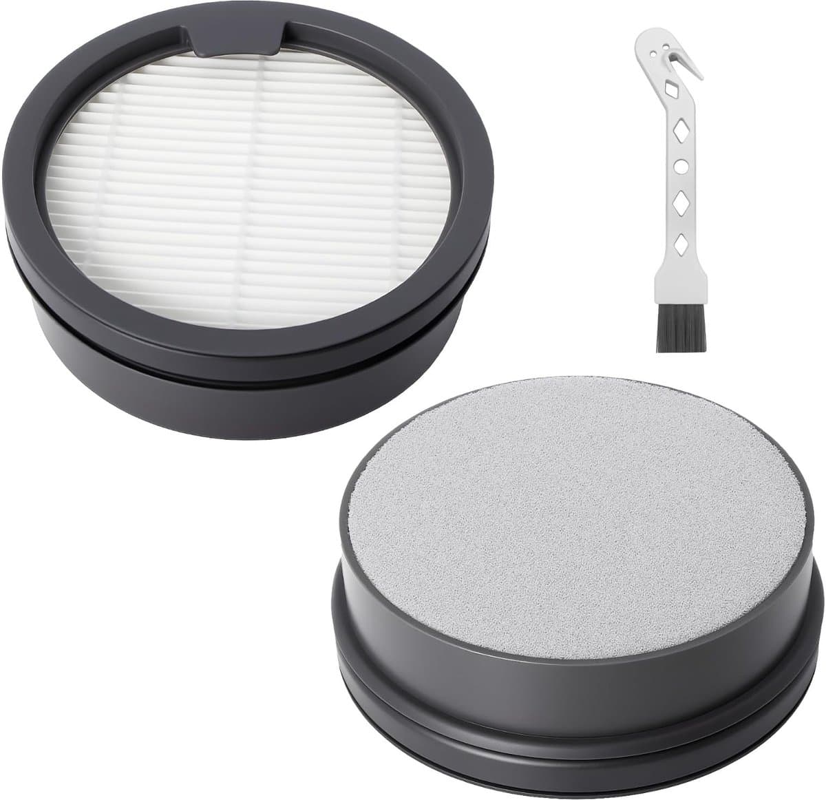 Dailygoods- HEPA-filter 2 stuks - stofzuigerfilter - wasbaar - herbruikbaar - compatibel met Dreame H12 Dual/M12/H13 Pro - hoogwaardige materialen