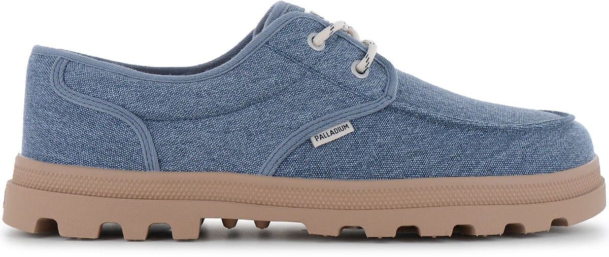Palladium Dunelite Moc Cush - Heren Sneakers Schoenen Canvas Blauw 04660-481-M , Maat: EU 44.5 UK 10