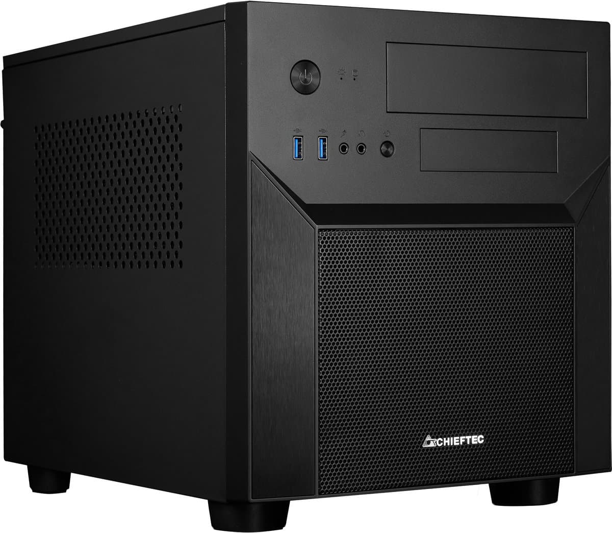 Chieftec CI-02B-OP computerbehuizing kubus Zwart
