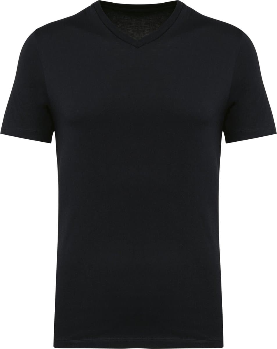 Kariban Premium Supima® heren-t-shirt V-hals korte mouwen PK304 - Black - L