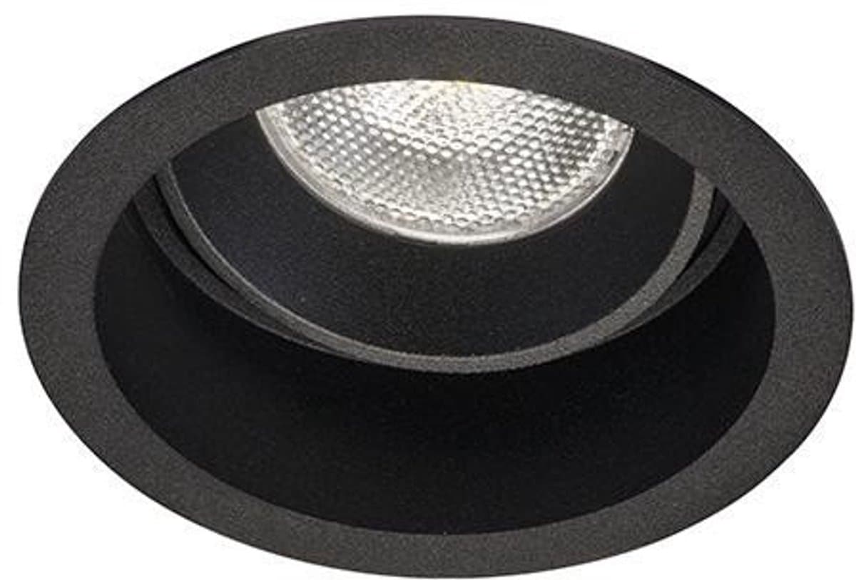 Inbouwspot Rond Mat Zwart Verdiept GU10