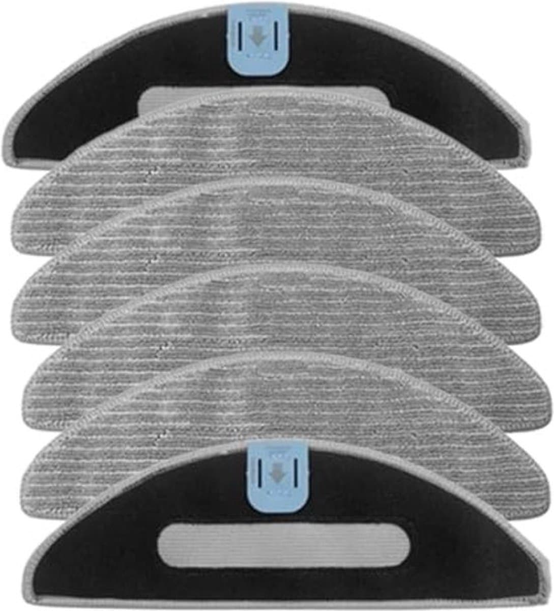 Herbruikbare Dweilpads Kit voor iRobot Roomba Combo i5, i5+, j5, j5+ Robot Stofzuiger - 6 Stuks