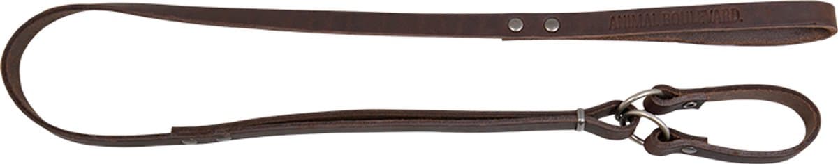 Animal Boulevard Ab30135 - Hals- En Leibanden - Hond - Ab Country Leather Schoollijn Bruin-16mmx128cm - Maat: 16mmx128cm - 205358