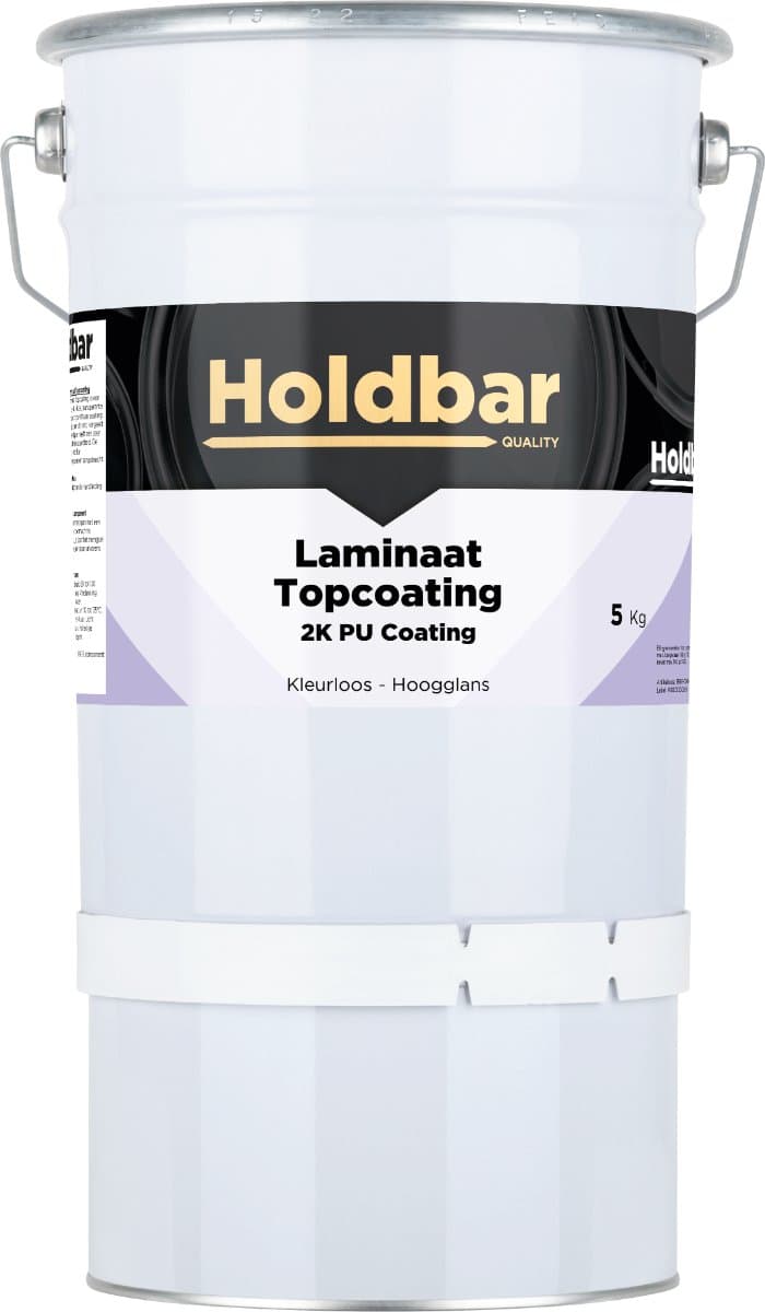 Holdbar Laminaat Topcoating Hoogglans 5 Kg - Vloerverf - Glashelder - Transparant - Laminaat Verven - Krasvast - UV-bestendig - Vergeelt niet