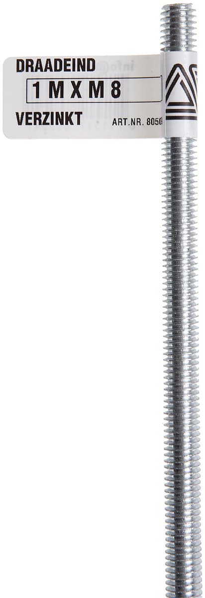 Deltafix draadeind verzinkt 1 m x m 14 din 975 1 st.