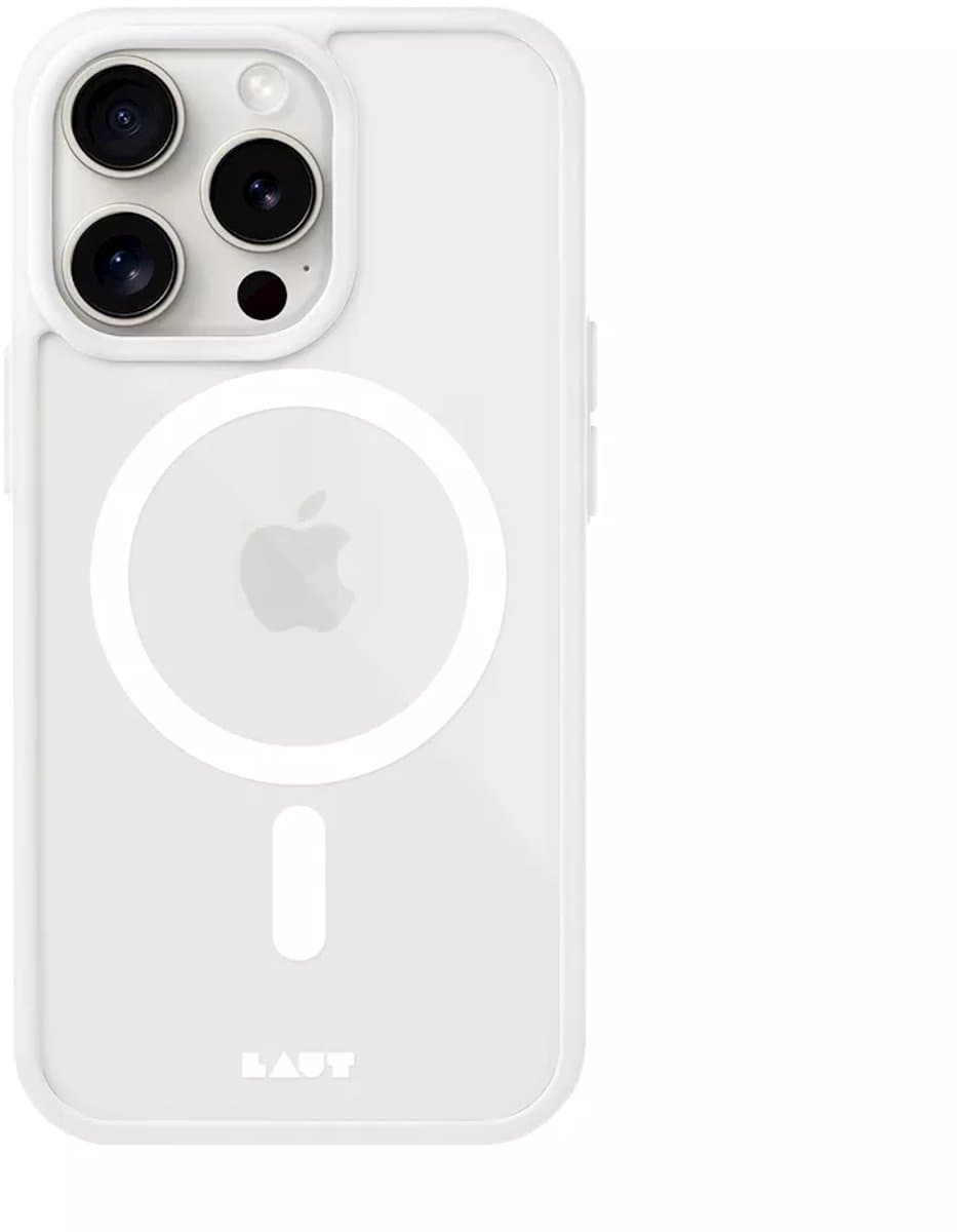 Laut Huex Protect Magsafe hoes iPhone 15 Pro,Wit