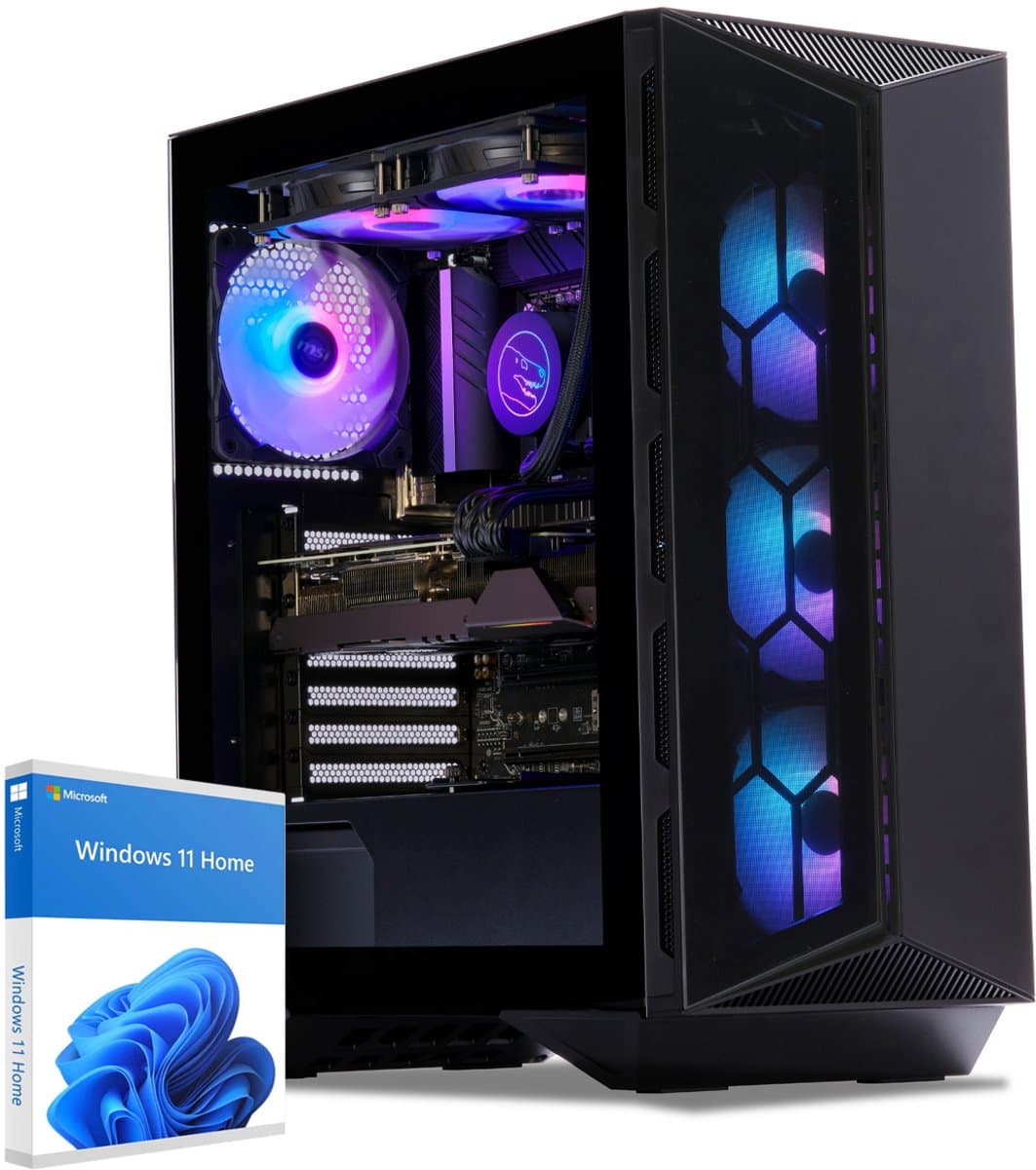 Sedatech Advanced Gaming PC Waterkoeling ATX Compact • AMD Ryzen 7 9800X3D 8x 4.7GHz • Geforce RTX4060 • 32Gb DDR5 • 2Tb SSD M.2 • WiFi • Bluetooth, USB C • Windows 11 • Desktop computer