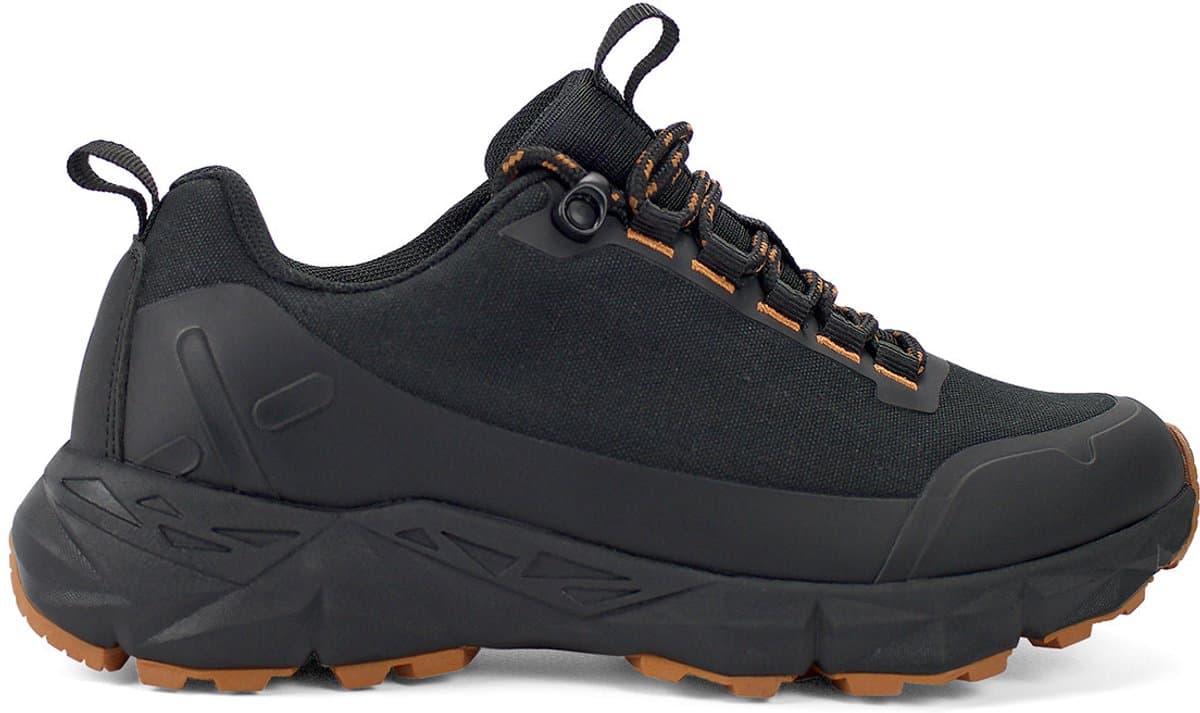 Exani COLE - Heren schoenen - Zwarte Sneakers met Roestbruine Accenten - Comfortabel & Stijlvol voor Dagelijks Gebruik