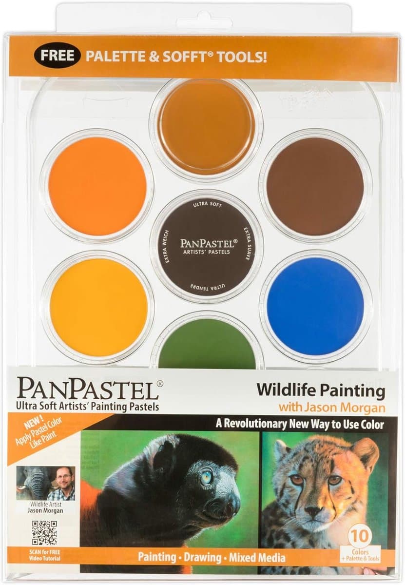 Ultra Zachte Artist Pastelset voor Wilddier Schilderen - 7 Stuks