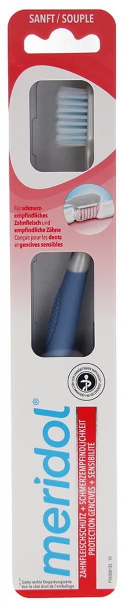 Meridol Complete Care Zachte Tandenborstel (Kleur : Blauw)