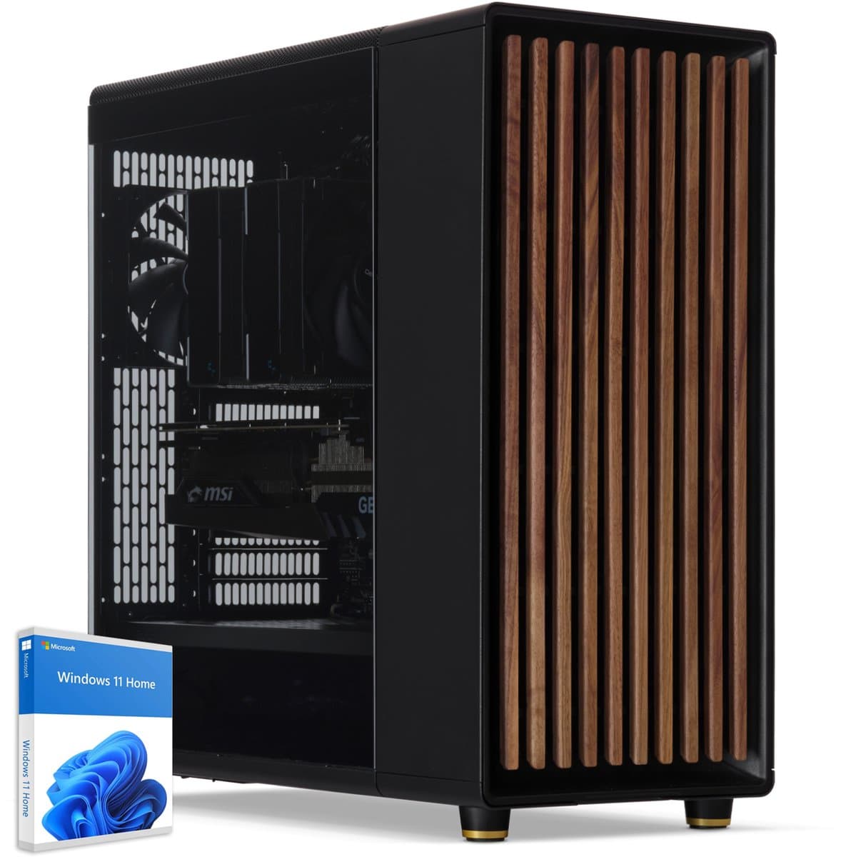 Sedatech Advanced Gaming PC Premium • AMD Ryzen 7 9700X 8x 3.8GHz • Geforce RTX5060Ti 16Gb • 32Gb DDR5 • 2Tb SSD M.2 • WiFi • Bluetooth, USB C • Windows 11 • Desktop computer