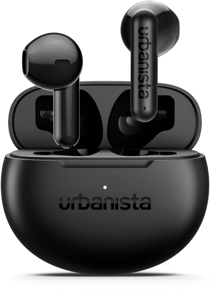 Urbanista Austin 2 Draadloze Oortjes – Bluetooth – Voor Sporten en Dagelijks Gebruik – 25u Afspeeltijd – IPX4 Waterbestendig – EQ3 Instellingen – Zwart