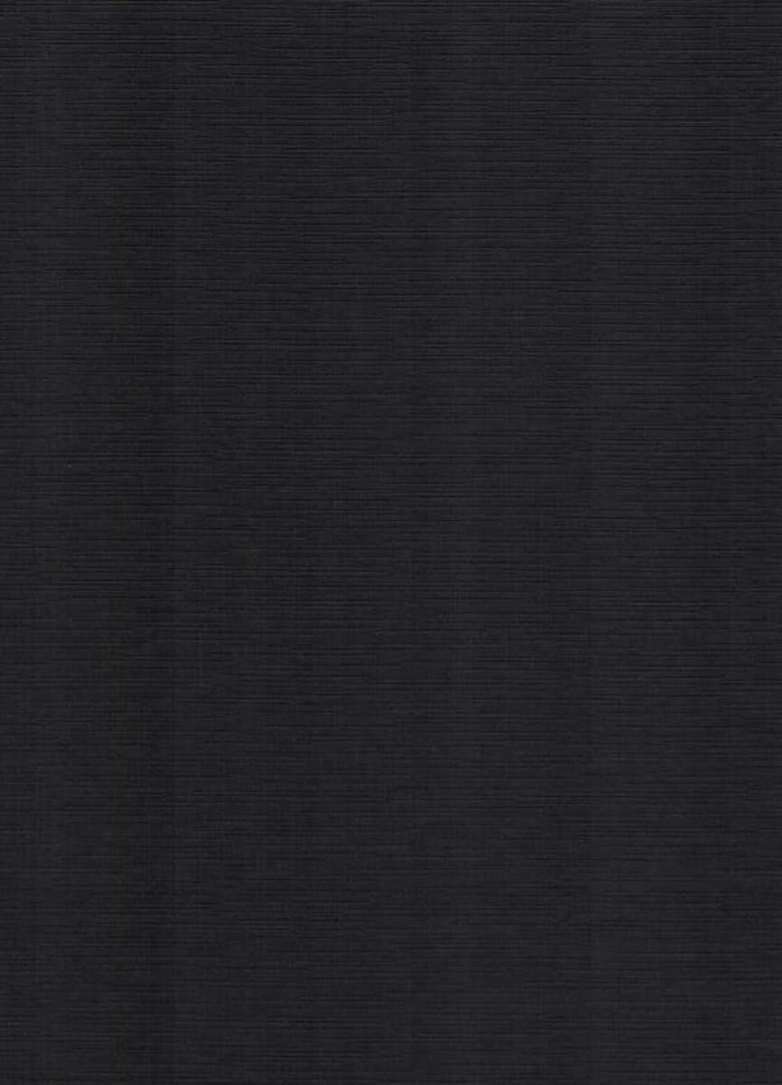 20 Linnen kaarten papier - A5 - Zwart - Cardstock - 21 x 14,8cm - 240 grams - karton