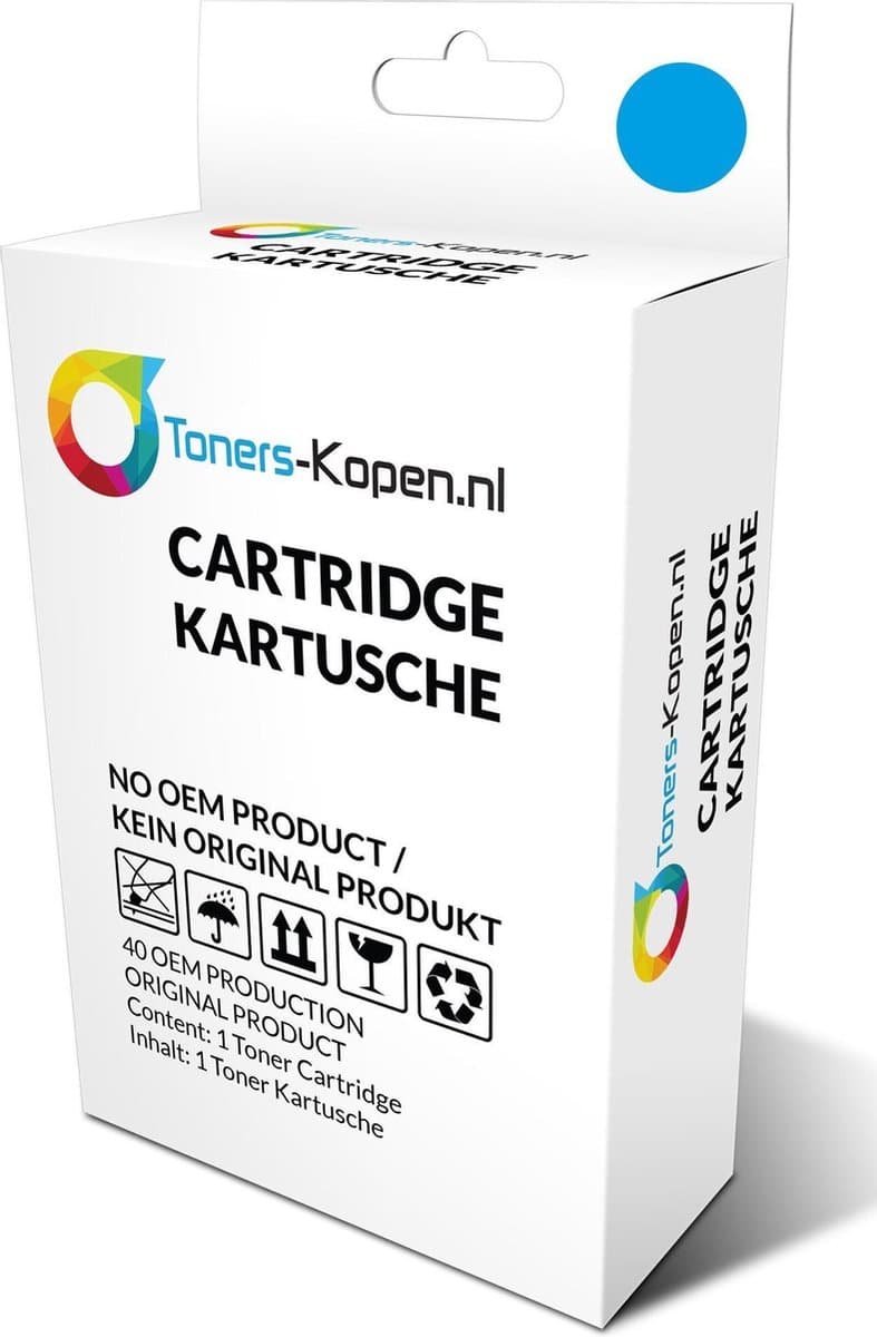 Epson 24XL Cyaan Inktcartridge 15ml - Huismerk Compatible - C13T24324010 T2432 - Epson inktcartridge - Expression XP55 XP750 XP760 XP850 XP860 XP950 XP960 - C13T24324010 compatible C13T24324010 alternatief - Epson T2432