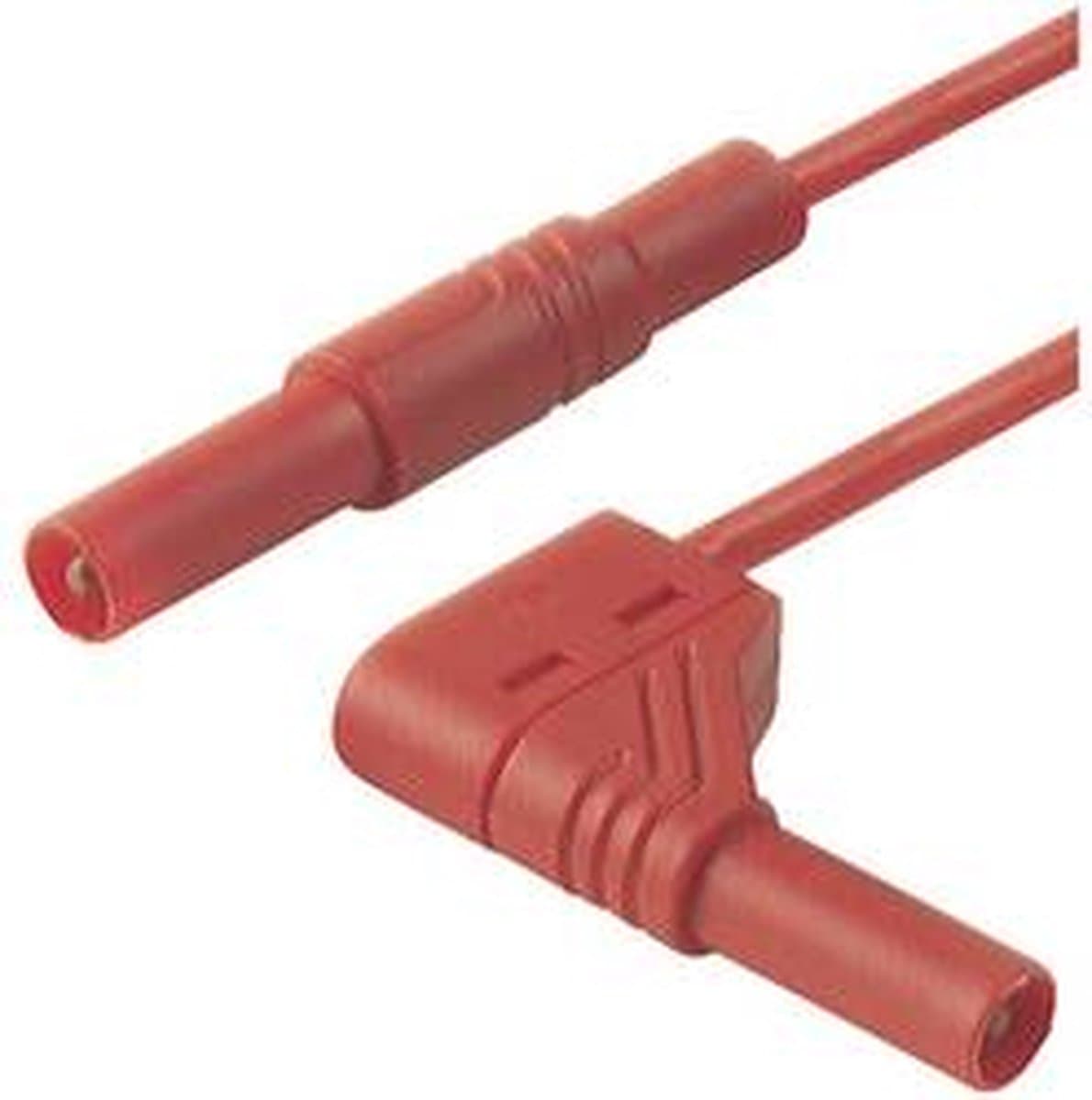 SKS Hirschmann MLS WG 200/1 rt Veiligheidsmeetsnoer Banaanstekker 4 mm Banaanstekker 4 mm 2.00 m Rood 1 stuk(s)
