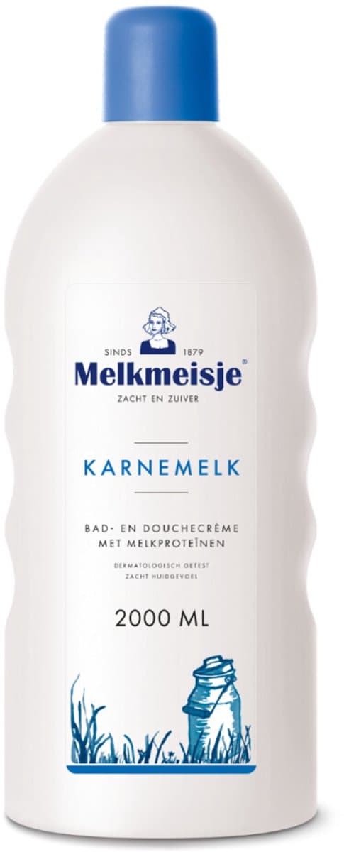 Melkmeisje Karnemelk - 2000 ml - Bad- & Doucheschuim