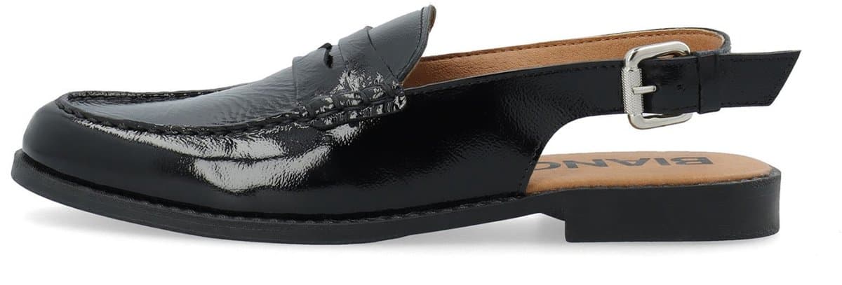 Bianco Leren loafers BIAPOP