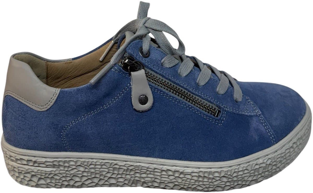Hartjes - 162.1401/99 - Dames veterschoenen - Kleur: Blauw - Maat: 41