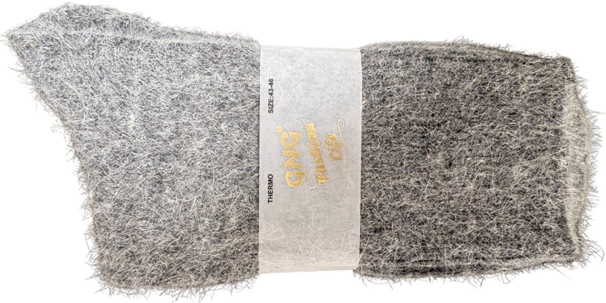 green-goose® Alpaca Sokken Unisex - Maat 44-47 - Grijs - Heerlijk Zacht Alpacawol