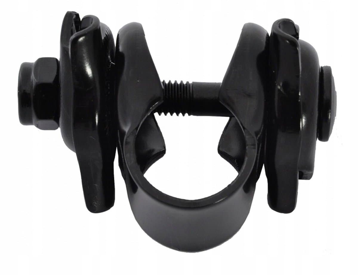 RAION - Zadelklem - Fietszadel Bevestiging - 22mm Diameter - Geschikt voor Dubbele Rails - Staal Zwart