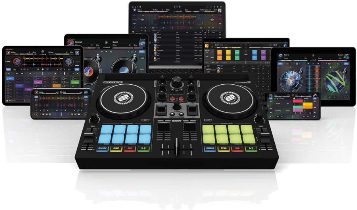 SAVI® DJ Controller - DJ - Controller - Zwart - 22cm x 33cm x 5cm