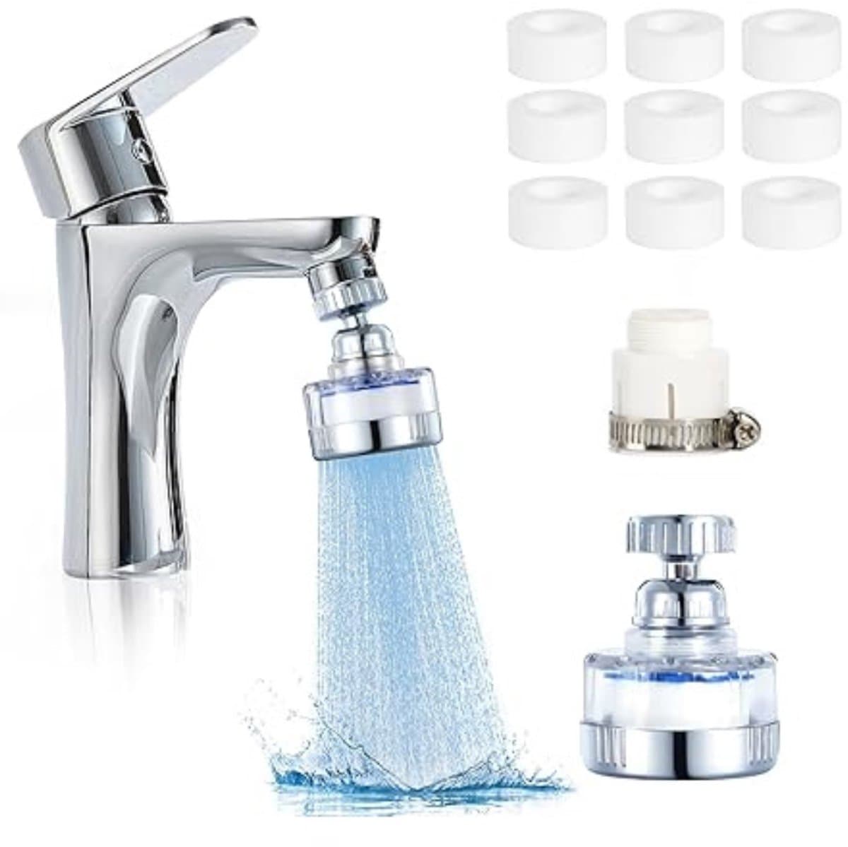 Nexvo® Waterfilter kraan - Waterfilter - Transparant - 21cm x 15cm x 6cm