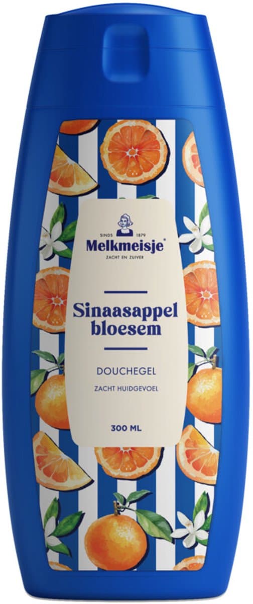 melkmeisje douchegel - sinaasappel bloesem - zacht huidgevoel - 300ml - zuiver