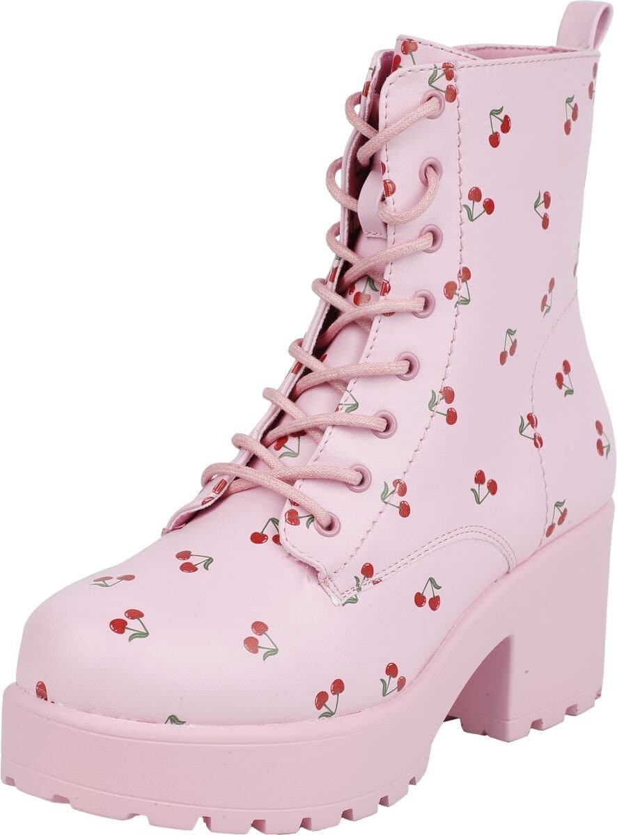 KOI Cherry Passion Platform Dames Laars - roze - EU38
