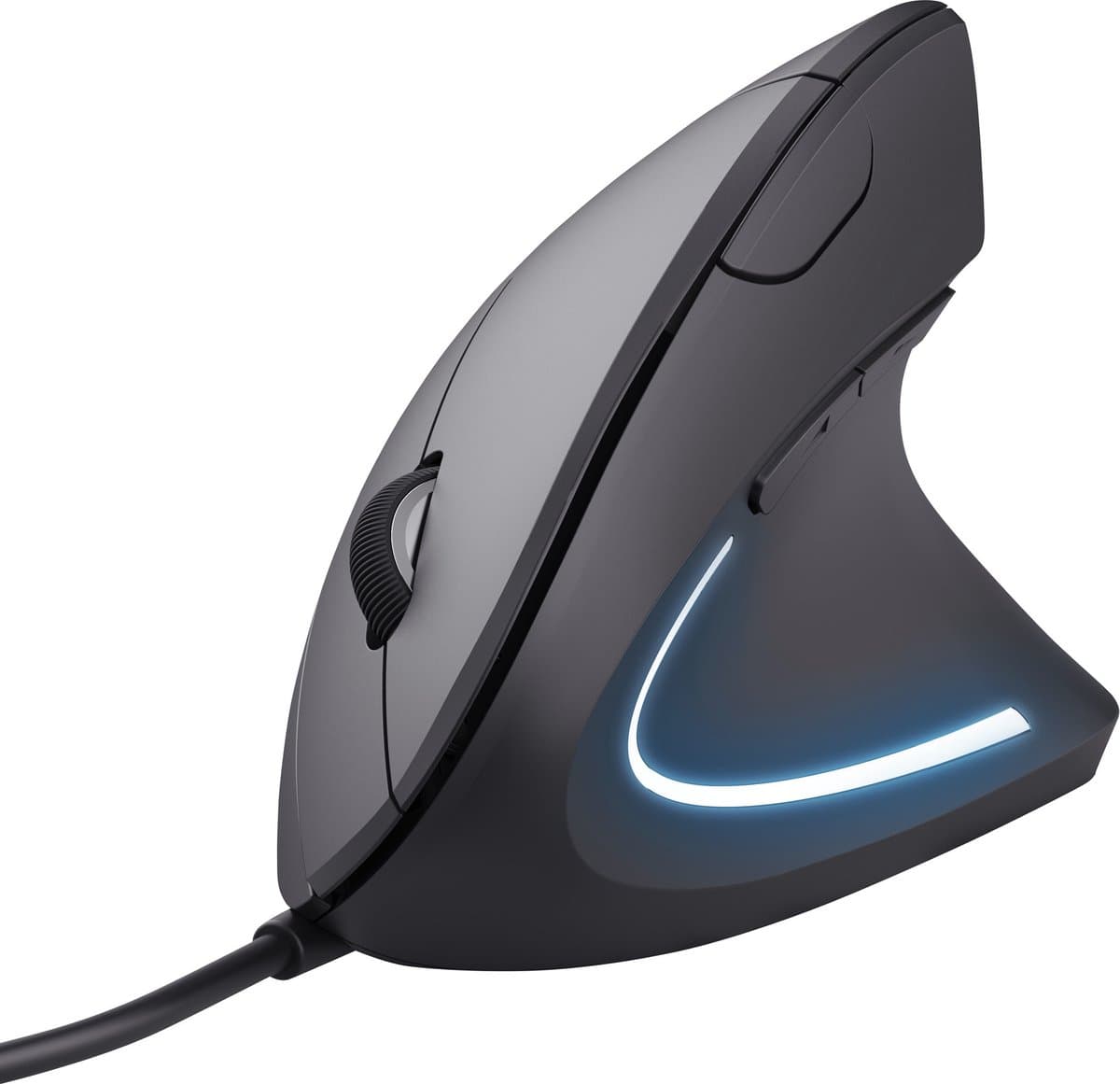 Trust Verto - Bedrade Ergonomische muis - Verticale Muis - USB aansluiting - Grijs