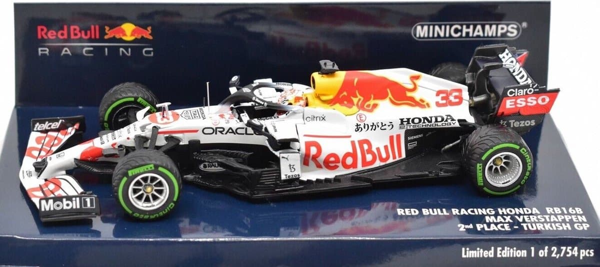 Red Bull Racing Honda RB16B #33 2nd Turkish GP 2021 - 1:43 - Minichamps