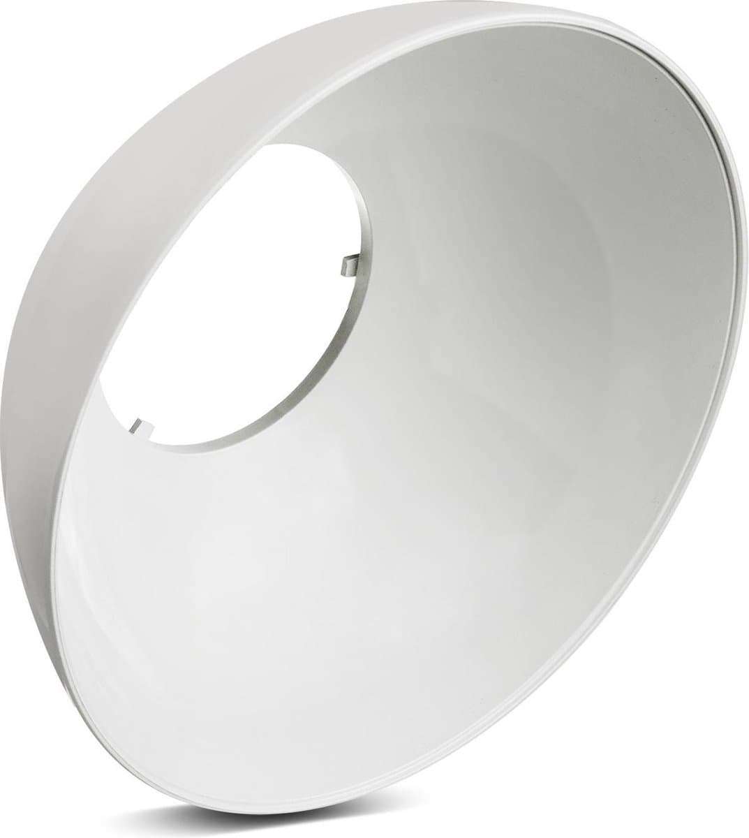 Kap/reflector Maclean Energy MCE416 voor 40W LED-spaarlampen - MCE262 CW, materiaal: PC