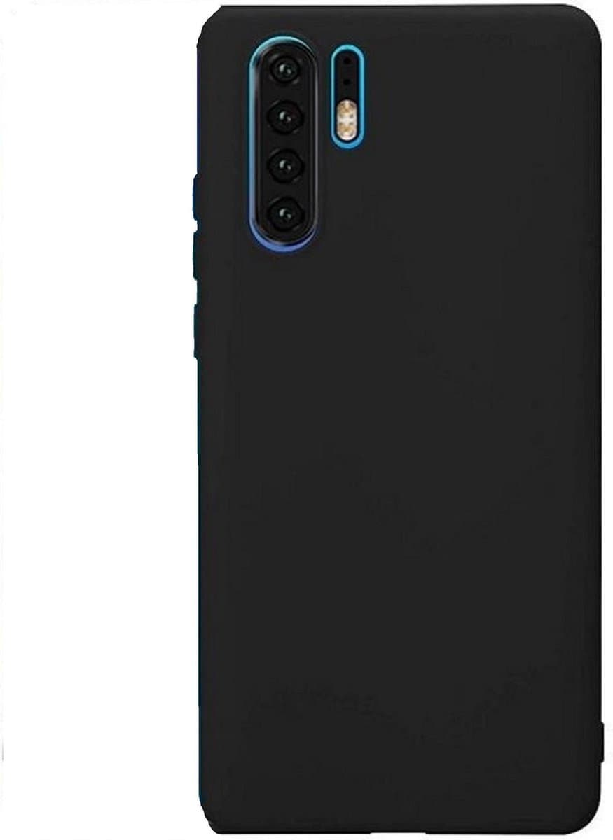 Huawei P30 pro silicone hoesje zwart