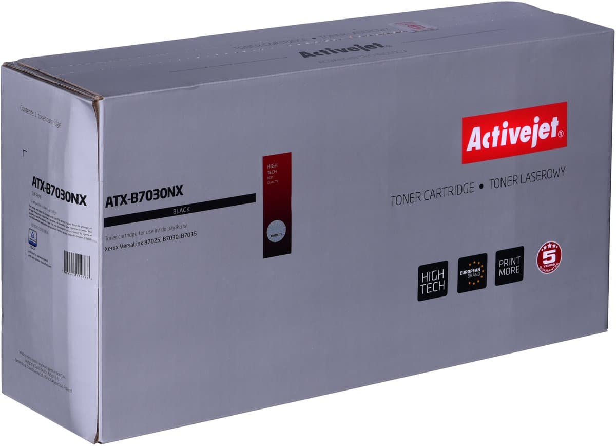 Activejet ATX-B7030NX tonercartridge voor Xerox-printer, vervangt XEROX 106R03396; Supreme; 30000 pagina's; zwart