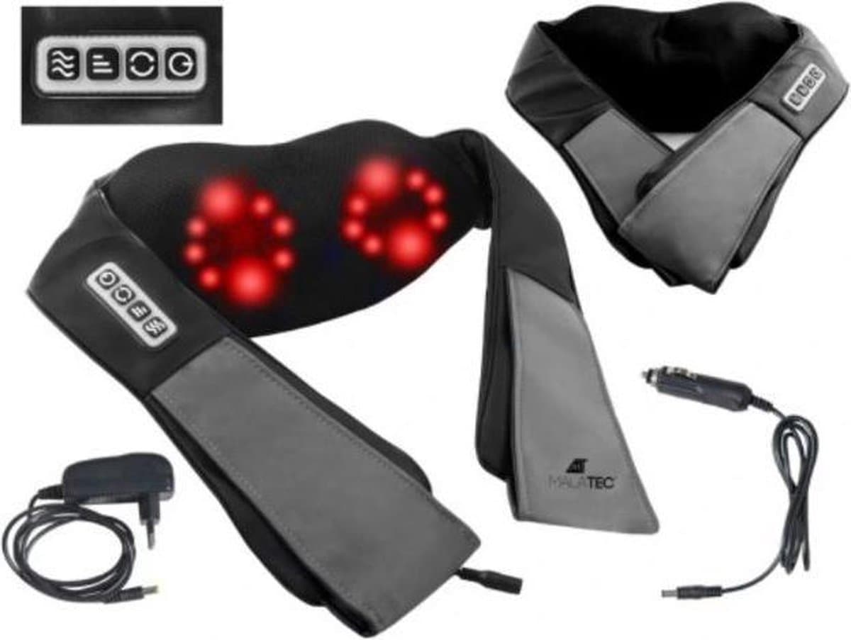 Malatec Massagekussen Shiatsu - Elektrisch - Warmtefunctie