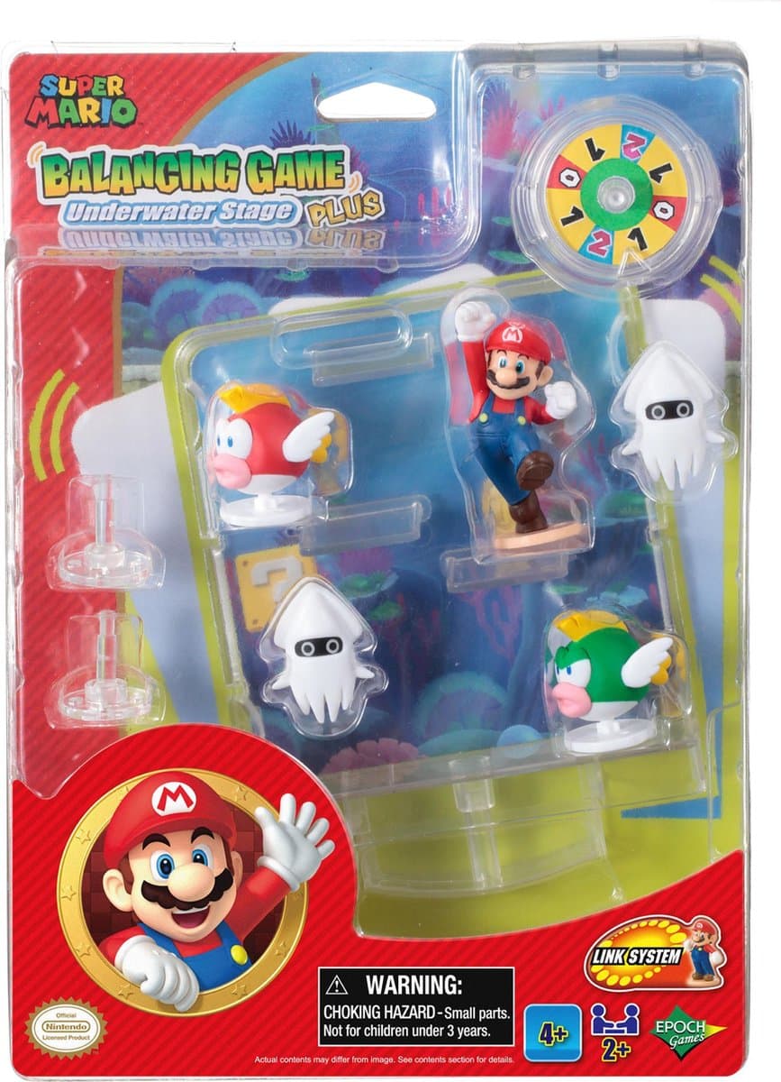 Super Mario Evenwichtsspel Underwater Stage