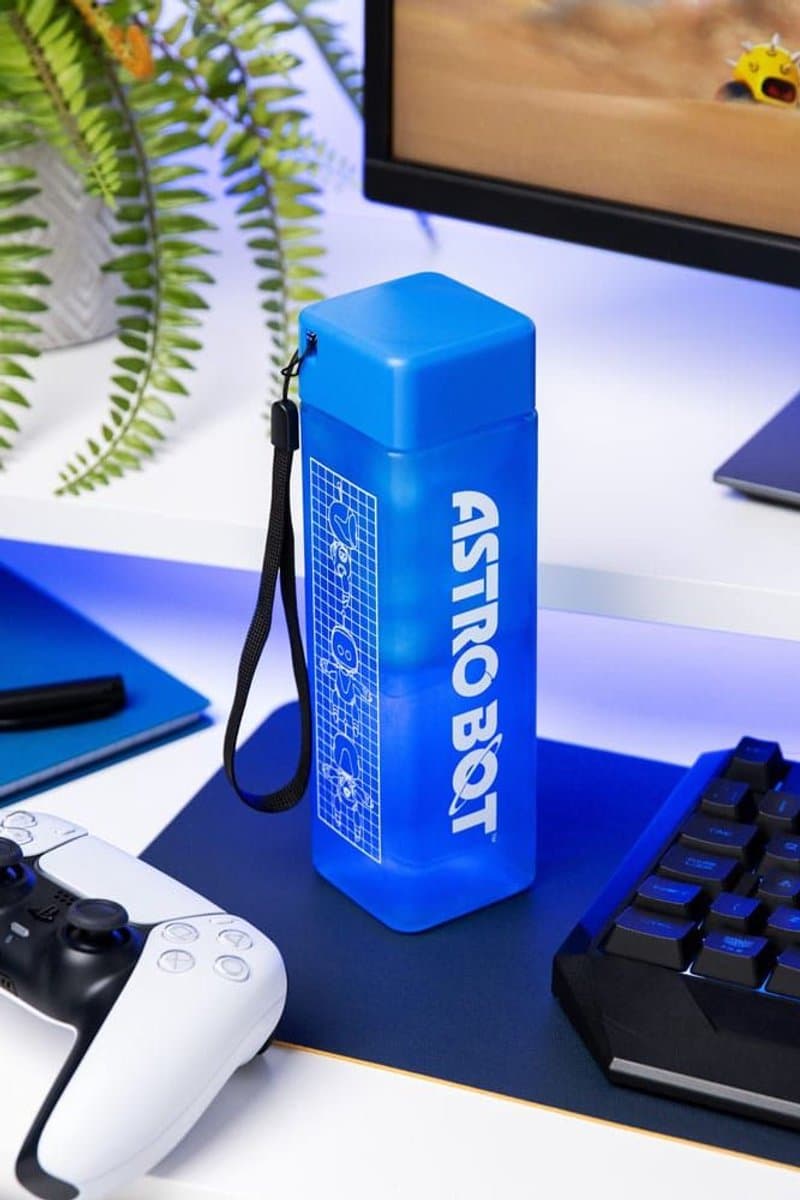 Paladone Products Astro Bot Metal Water Bottle Astro Bot Logo 500 ml Kitchen- and Tableware