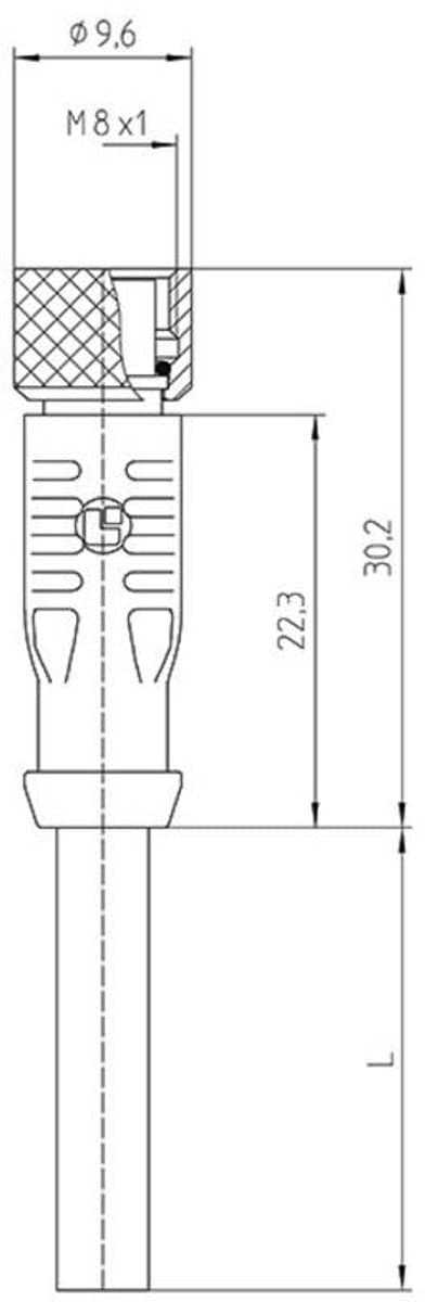 Lutronic 1029 Sensor/actuator connector, geassembleerd M8 Aantal polen (sensoren): 4 Koppeling, recht 5.00 m 1 stuk(s)