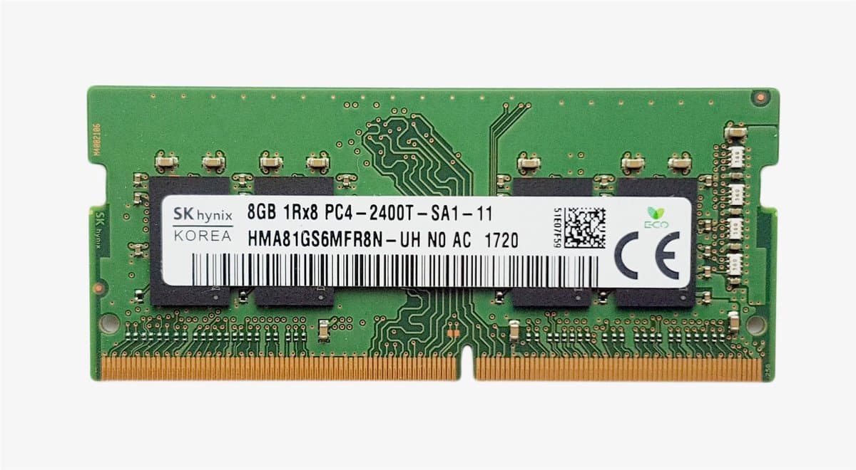 XUM REF-HMA81GS6MFR8N-UH-X001 geheugenmodule 8 GB 1 x 8 GB DDR4 2400 MT/s