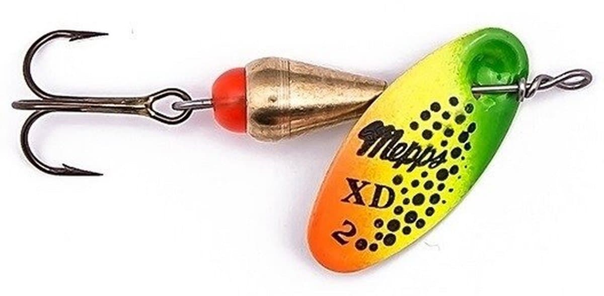 Mepps Xd tiger/gold - #2 - 5 gram - Fishing-bait.nl