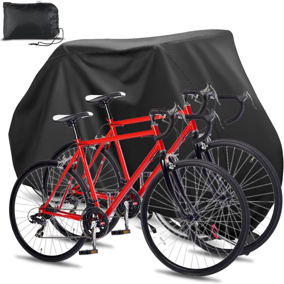 ZRSS® Bakfietshoes Waterdicht - Bakfiets Hoes Weersbestendig - Inclusief Opbergzak - Voor 2 Fietsen