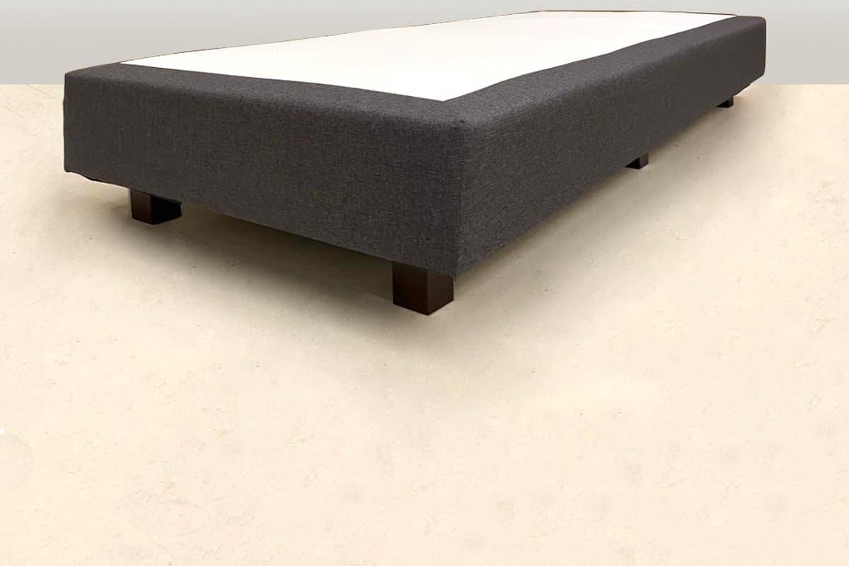 Losse boxspring - BONELLVERING - boxspringonderstel - boxspringbedbodem - zonder matras - 110x200 cm - Antraciet