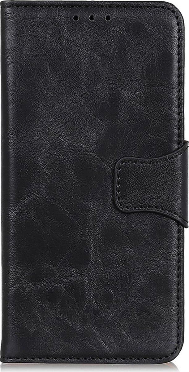 Shop4 - OnePlus Nord 2 5G Hoesje - Wallet Case met Pasjeshouder Cabello Zwart