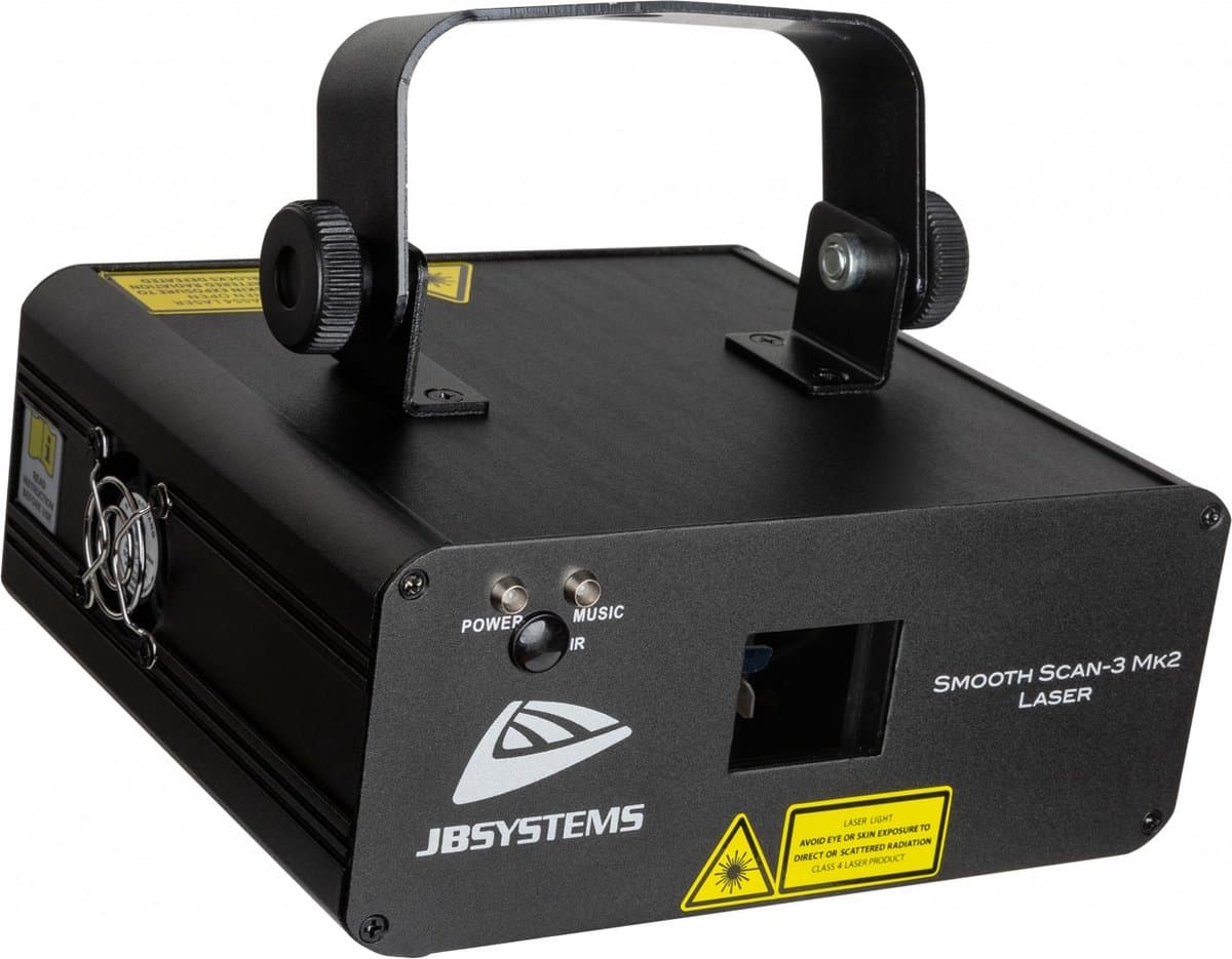 Jb Systems SMOOTH SCAN-3 Mk2 LASER 50mW Green / 100mW Red Laser