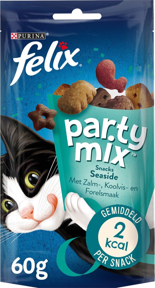 Felix Partymix Seaside Mix katten snack 60 g