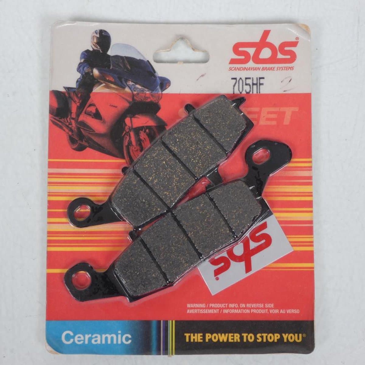 Plaquette de frein SBS pour Moto Suzuki 800 VX 1996 à 1997 AV Neuf