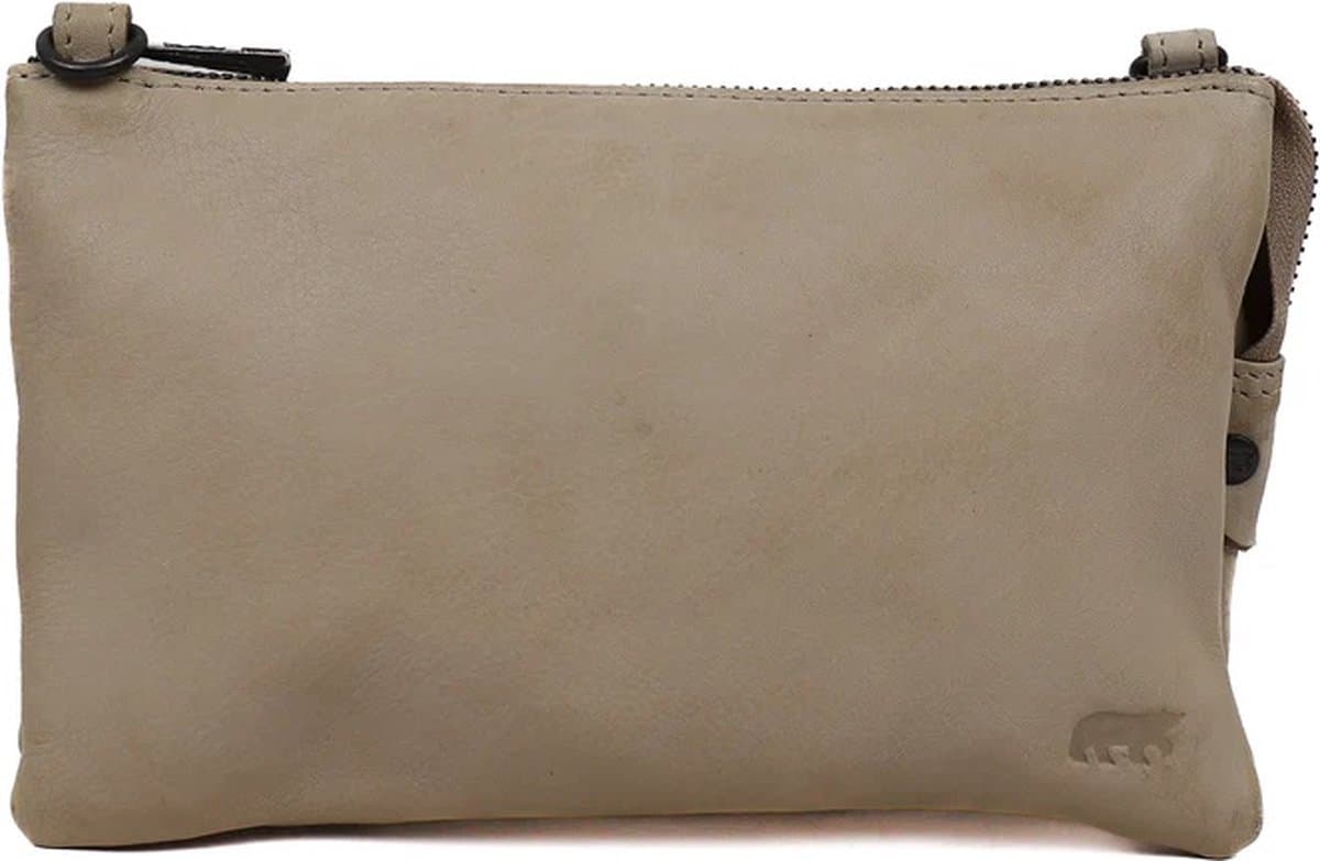 Bear Design Uma Leren Schoudertas / Clutch - Feather