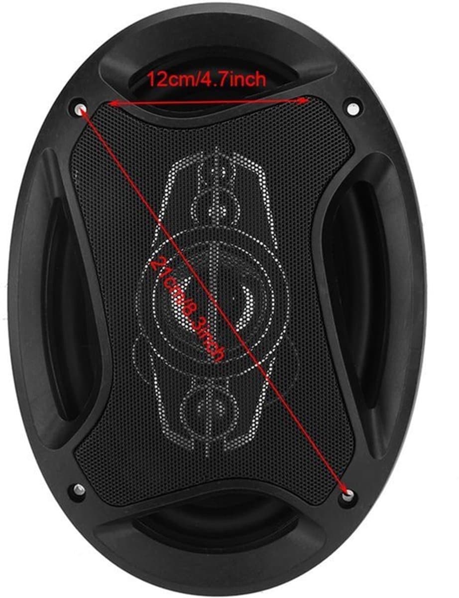 Allecto - 1000w Krachtig Geluid - Car Audio Luidsprekers - 6x9in
