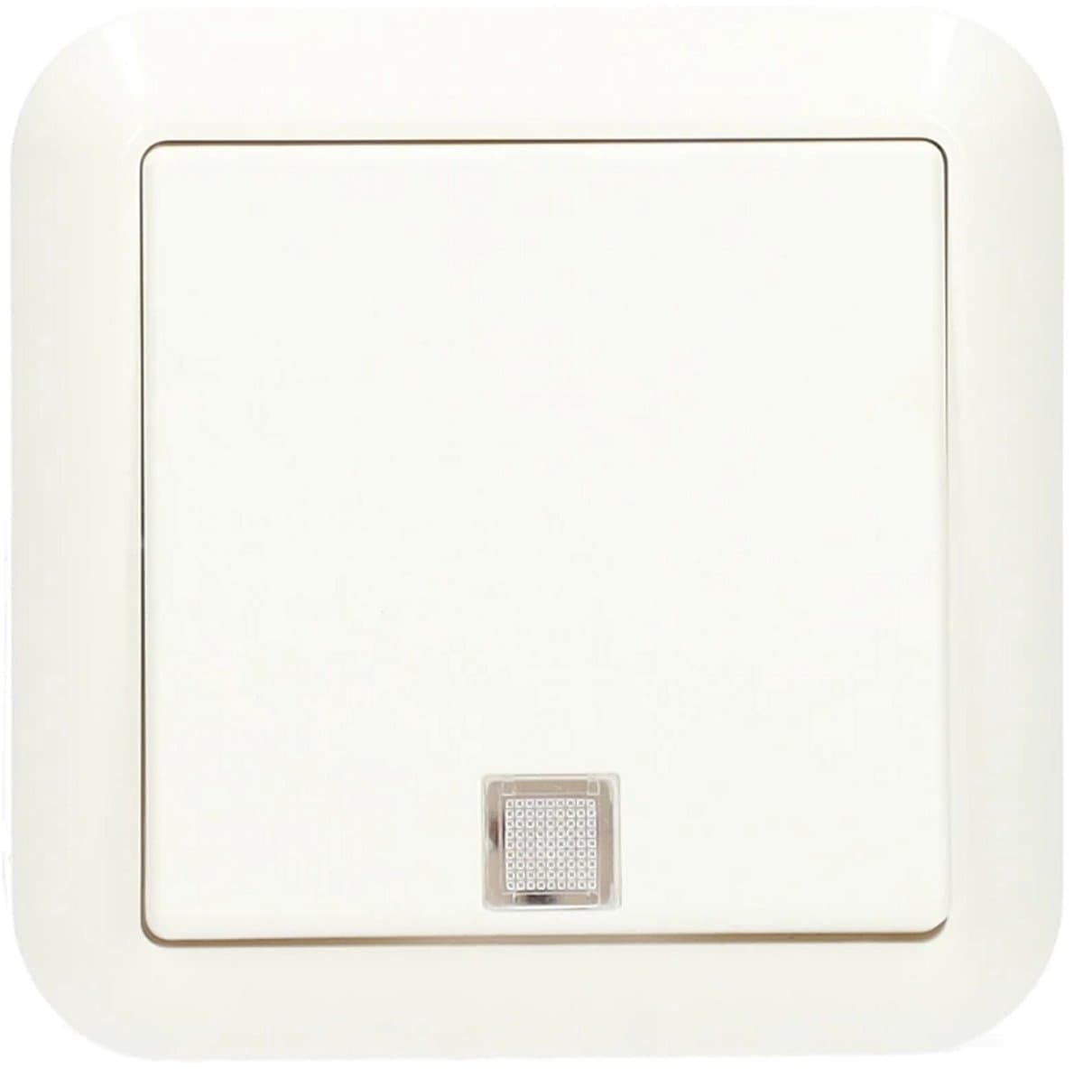 Schneider - Opbouw wisselschakelaar - Polarwit - Controlelamp- 381624